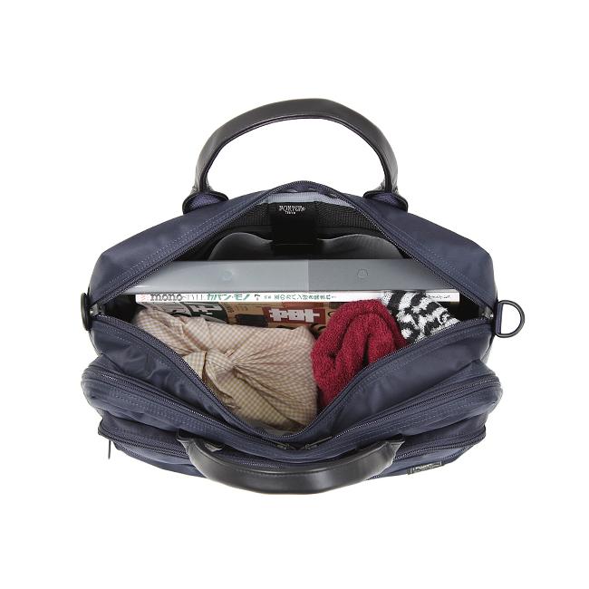 ポーター タイム 2WAYブリーフケース(S) 655-08297 ビジネスバッグ メンズ 50代 40代 通勤 撥水 大容量 大きめ 吉田カバン PORTER | TIME（PORTER） | 09