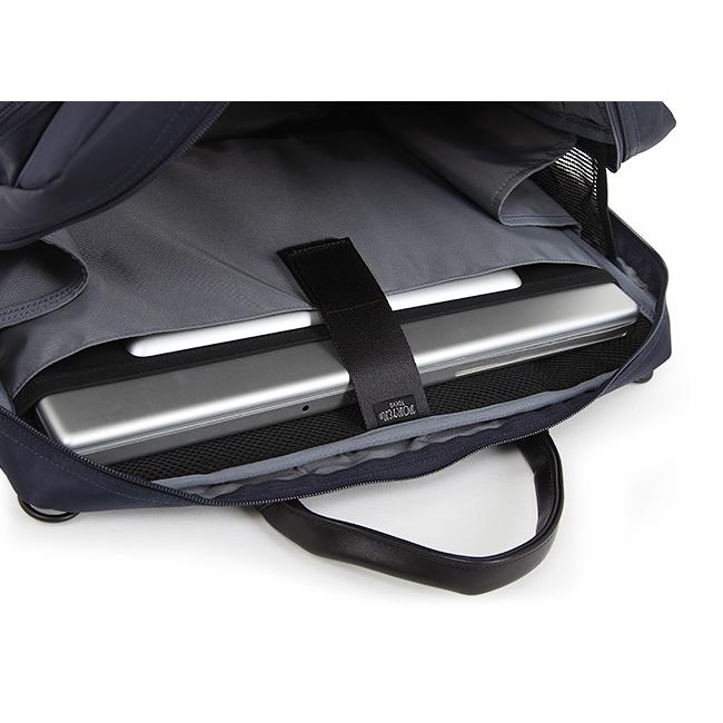 ポーター タイム 2WAYブリーフケース(L) 655-08298 ビジネスバッグ メンズ 50代 40代 通勤 撥水 薄型 大容量 大きめ スリム 吉田カバン PORTER | TIME（PORTER） | 09