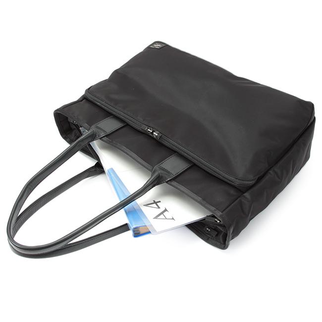 ポーター タイム トートバッグ 655-17873 メンズ レディース ブランド 肩掛け 大きめ 大容量 軽量 撥水 ファスナー付き 吉田カバン PORTER | TIME（PORTER） | 11