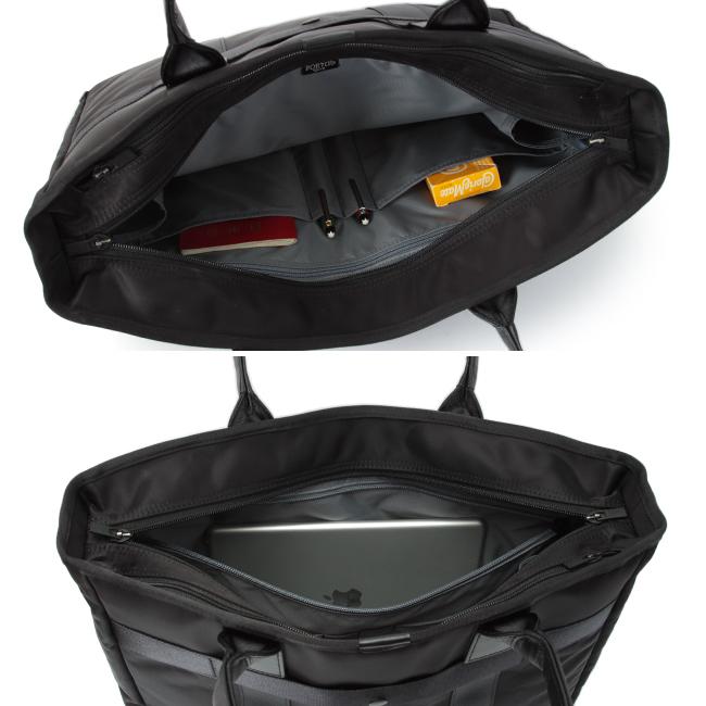 ポーター タイム トートバッグ 655-17873 メンズ レディース ブランド 肩掛け 大きめ 大容量 軽量 撥水 ファスナー付き 吉田カバン PORTER | TIME（PORTER） | 12