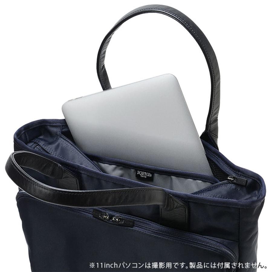 ポーター タイム トートバッグ 655-1787 PORTER TIME 吉田カバン バッグ ビジネストートバッグ メンズ レディース ナイロン ブランド 日本製 自立 肩掛け A4 B4 | PORTER | 19