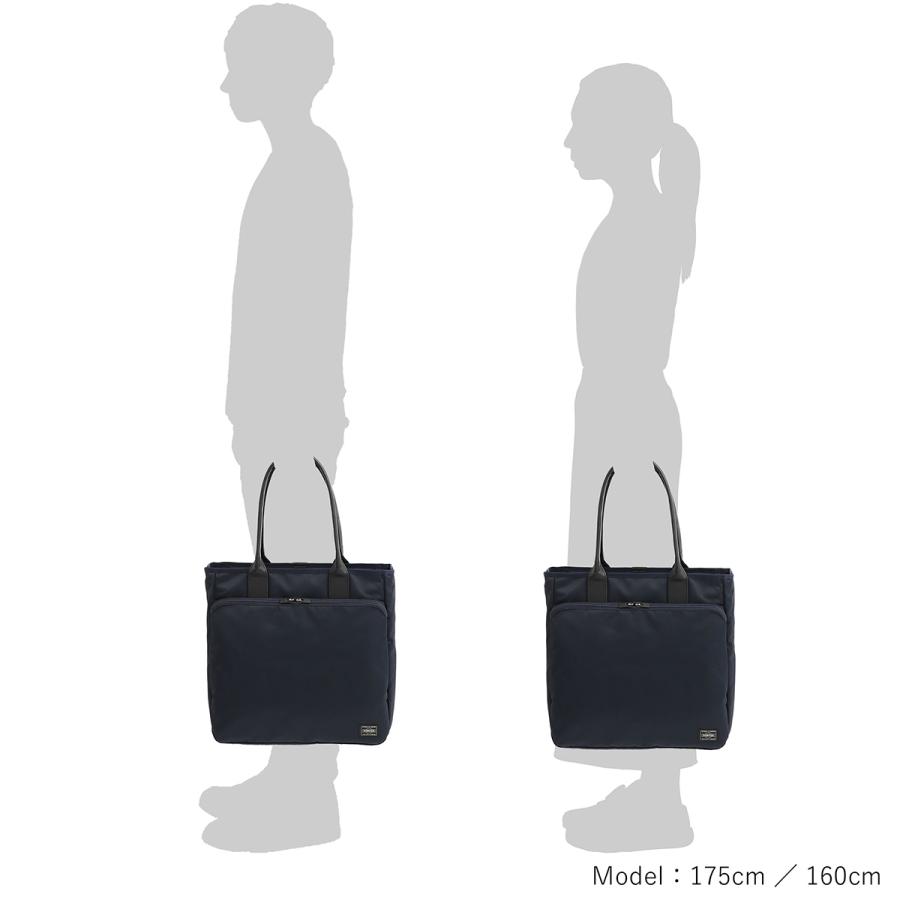 ポーター タイム トートバッグ 655-1787 PORTER TIME 吉田カバン バッグ ビジネストートバッグ メンズ レディース ナイロン ブランド 日本製 自立 肩掛け A4 B4 | PORTER | 05