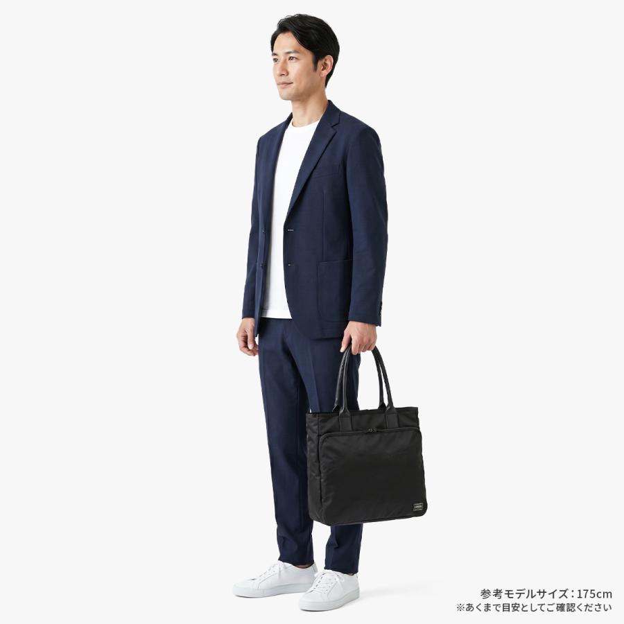 ポーター タイム トートバッグ 655-1787 PORTER TIME 吉田カバン バッグ ビジネストートバッグ メンズ レディース ナイロン ブランド 日本製 自立 肩掛け A4 B4 | PORTER | 07
