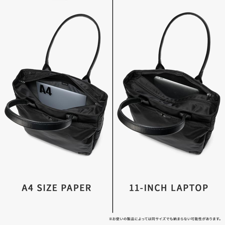ポーター タイム トートバッグ 655-1787 PORTER TIME 吉田カバン バッグ ビジネストートバッグ メンズ レディース ナイロン ブランド 日本製 自立 肩掛け A4 B4 | PORTER | 10