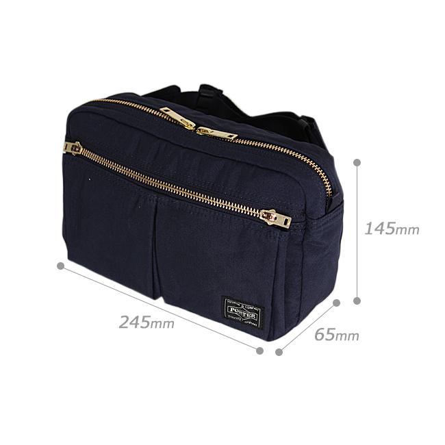 ポーター ドラフト ウエストバッグ 656-05219 ボディバッグ メンズ レディース ブランド ミニ 小さめ 斜めがけ 軽量 横型 横開き 吉田カバン PORTER | DRAFT（PORTER） | 07