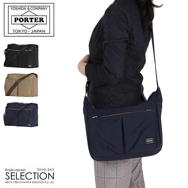 ポーター ドラフト ショルダーバッグ(L) 656-06173 メンズ レディース ブランド 斜めがけ 大きめ 大容量 軽量 超撥水 吉田カバン PORTER | DRAFT（PORTER）