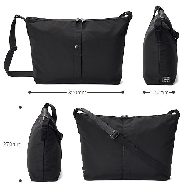 ポーター ツー ショルダーバッグ(M) 660-05798 メンズ レディース ブランド 斜めがけ 大きめ 大容量 軽量 撥水 舟形 吉田カバン PORTER | PORTER | 05