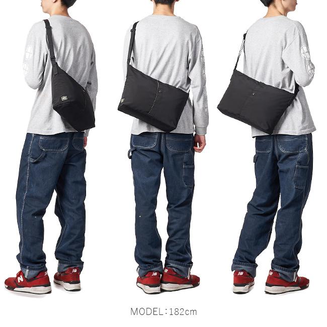 ポーター ツー ショルダーバッグ(M) 660-05798 メンズ レディース ブランド 斜めがけ 大きめ 大容量 軽量 撥水 舟形 吉田カバン PORTER | PORTER | 06