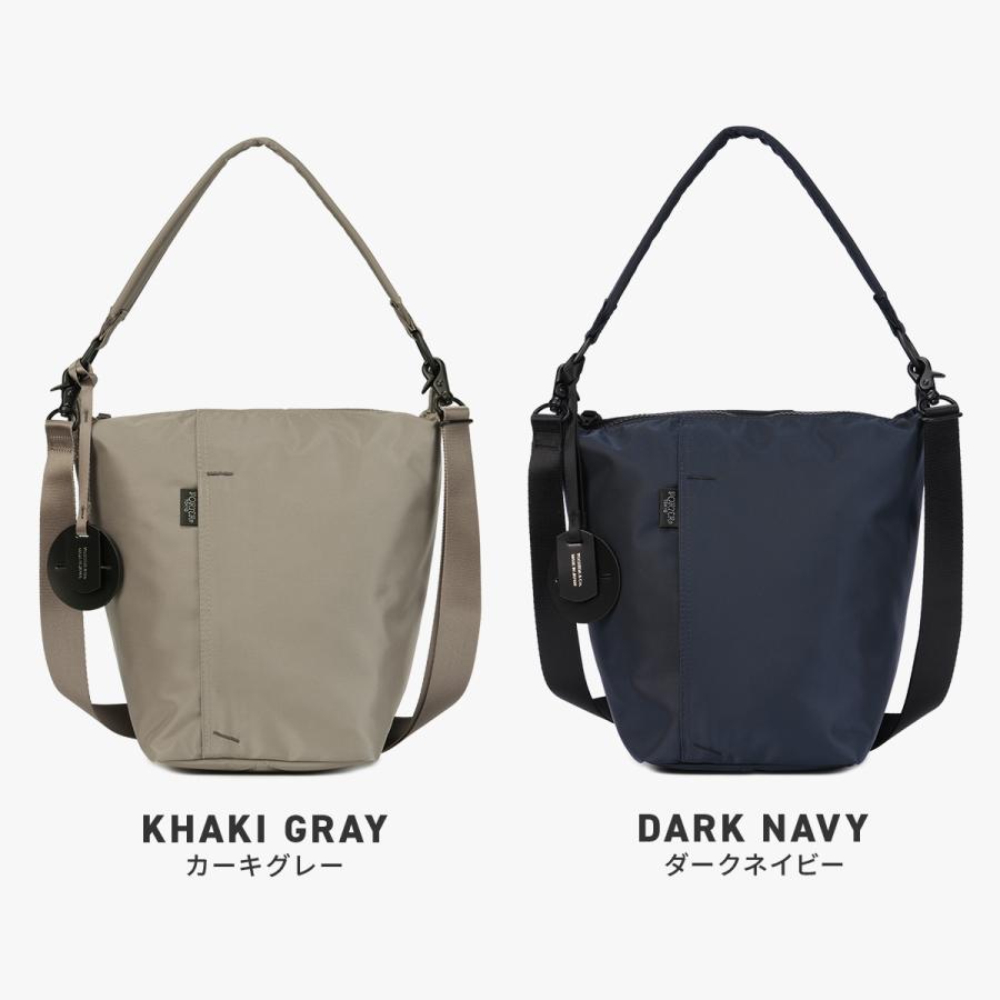 美品✨PORTER GIRL SHELL 2Wayショルダーバッグ カーキグレー PORTER GIRL ポーター シェル 2WAYショルダーバッグ (L) 679-36802