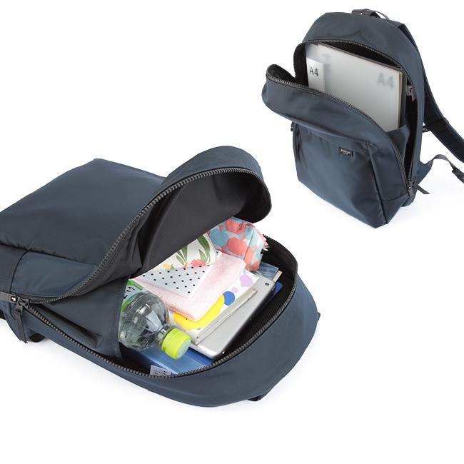 極美品 PORTER GIRL シェル デイパック リュックサック ネイビー PORTER GIRL ポーター シェル デイパック 679-26807 679-36807