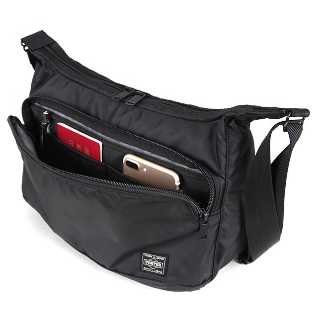 ポーター フラッシュ ショルダーバッグ 689-05938 PORTER FLASH 吉田カバン バッグ メンズ レディース ナイロン 大容量 軽量 斜めがけ かっこいい 大人 A4 | FLASH（PORTER） | 09