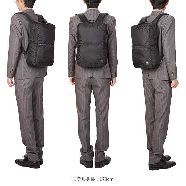 ポーター フラッシュ デイパック 689-05946 PORTER FLASH 吉田カバン リュック ビジネスリュック メンズ レディース ミニ 小さめ 薄マチ 薄型 軽量 通勤 A4 B4 | FLASH（PORTER） | 06