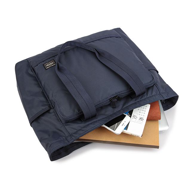 ポーター フラッシュ トートバッグ 689-05948 PORTER FLASH 吉田カバン バッグ メンズ レディース ナイロン ビジネス ファスナー付き 通勤 軽量 大容量 A4 | FLASH（PORTER） | 08