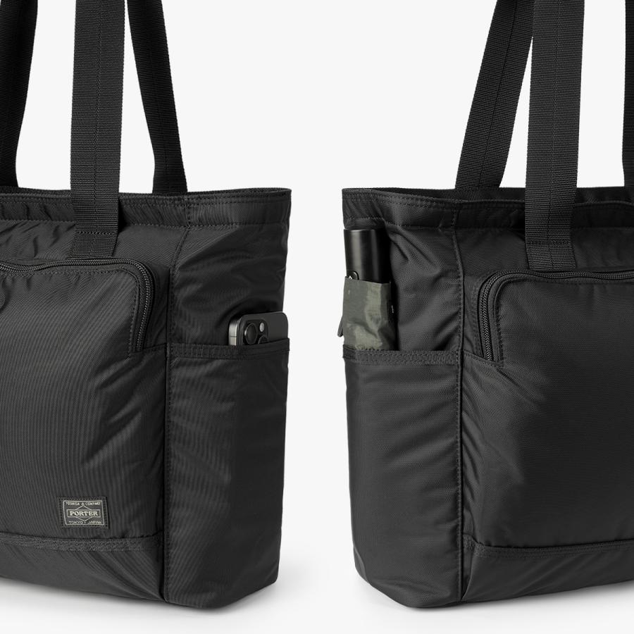 ポーター フラッシュ トートバッグ 689-05948 PORTER FLASH 吉田カバン バッグ メンズ レディース ナイロン ビジネス ファスナー付き 通勤 軽量 大容量 A4 | FLASH（PORTER） | 09