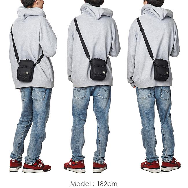 ポーター フラッシュ ショルダーバッグ 689-05950 PORTER FLASH 吉田カバン バッグ ショルダーポーチ メンズ レディース ナイロン ミニ 小さめ 斜めがけ 軽量の画像