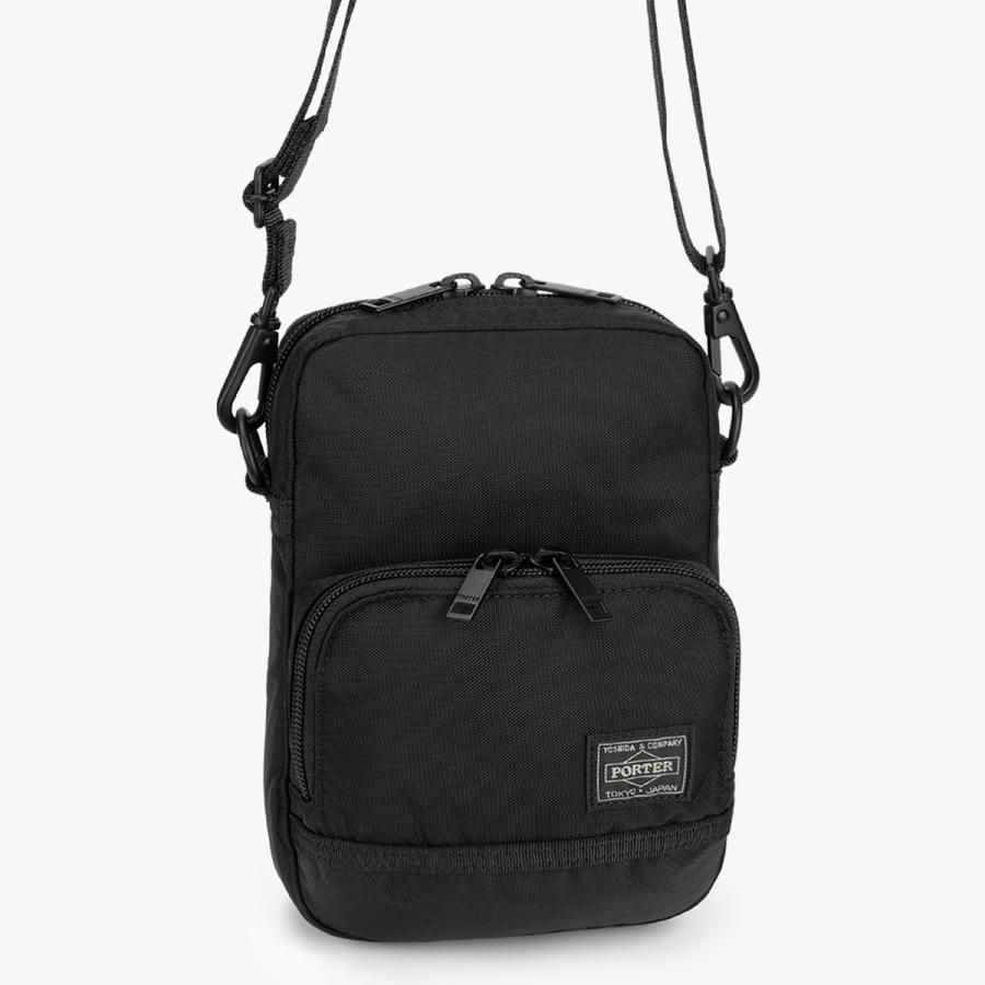 未使用級✨ポーター 吉田カバン フラッシュ ショルダーバッグ 黒 人気 2層 FLASH（PORTER） ポーター フラッシュ ショルダーバッグ 689-05950