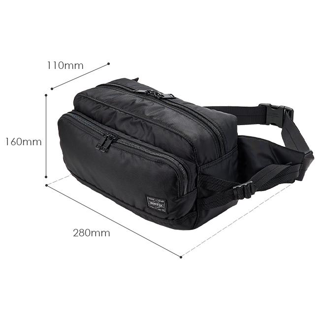 ポーター フラッシュ ウエストバッグ 689-05951 ボディバッグ メンズ ブランド 斜めがけ 大きめ 大容量 軽量 撥水 横型 横開き 吉田カバン PORTER | FLASH（PORTER） | 05