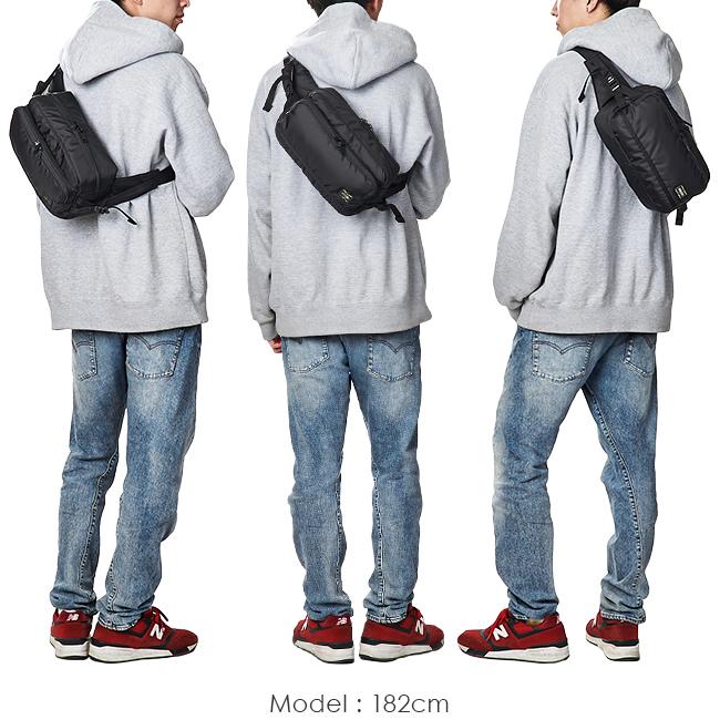 ポーター フラッシュ ウエストバッグ 689-05951 ボディバッグ メンズ ブランド 斜めがけ 大きめ 大容量 軽量 撥水 横型 横開き 吉田カバン PORTER | FLASH（PORTER） | 07