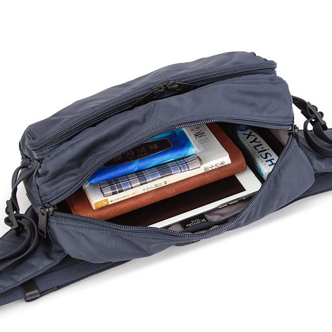 ポーター フラッシュ ウエストバッグ 689-05951 ボディバッグ メンズ ブランド 斜めがけ 大きめ 大容量 軽量 撥水 横型 横開き 吉田カバン PORTER | FLASH（PORTER） | 08