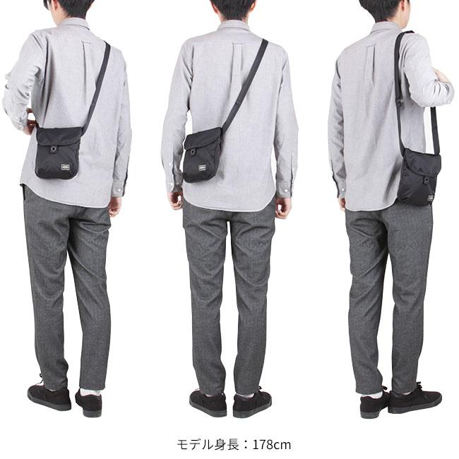 ポーター フレーム ショルダーバッグ 690-17850 メンズ レディース ブランド ミニ スリム 小さめ 斜めがけ 軽量 薄型 縦型 吉田カバン PORTER | FRAME（PORTER） | 10