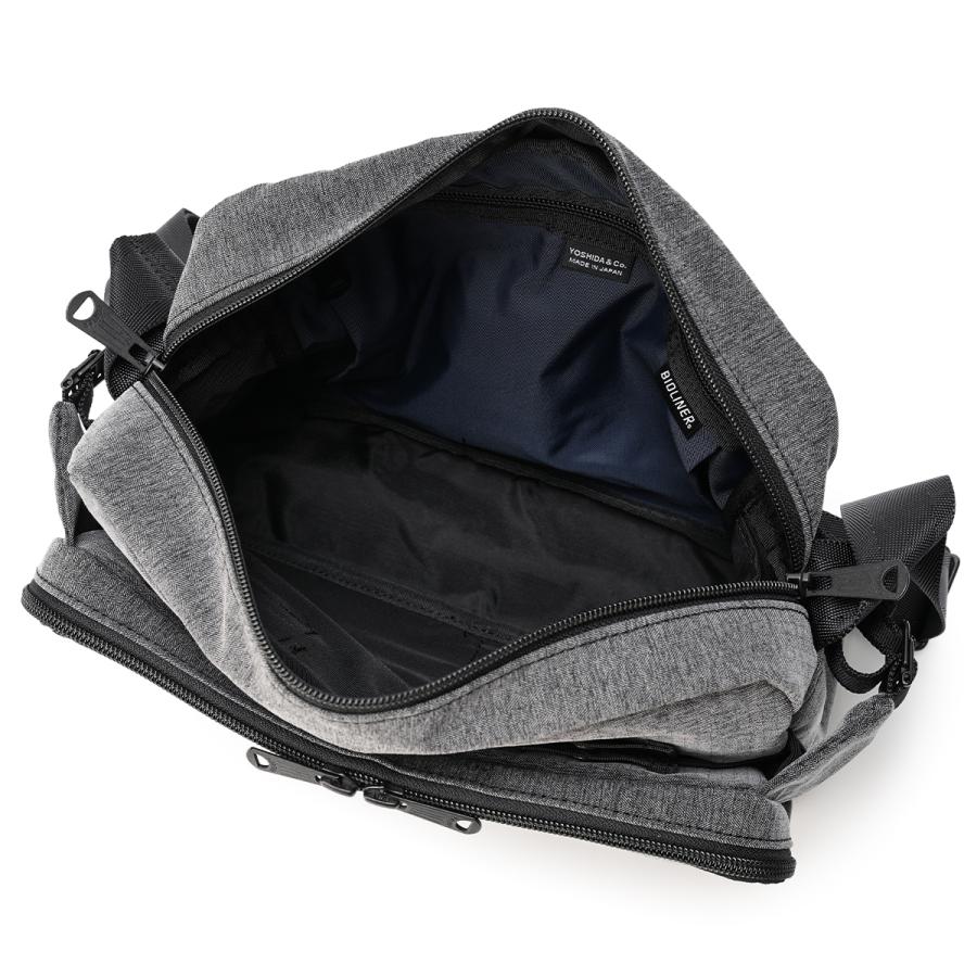 ポーター ファンクション ショルダーバッグ (S) 691-19622 PORTER FUNCTION 吉田カバン バッグ メンズ レディース 斜めがけバッグ グレー ナイロン | PORTER | 11