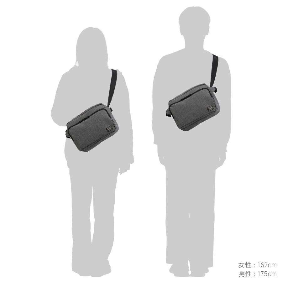 ポーター ファンクション ショルダーバッグ (S) 691-19622 PORTER FUNCTION 吉田カバン バッグ メンズ レディース 斜めがけバッグ グレー ナイロン | PORTER | 14