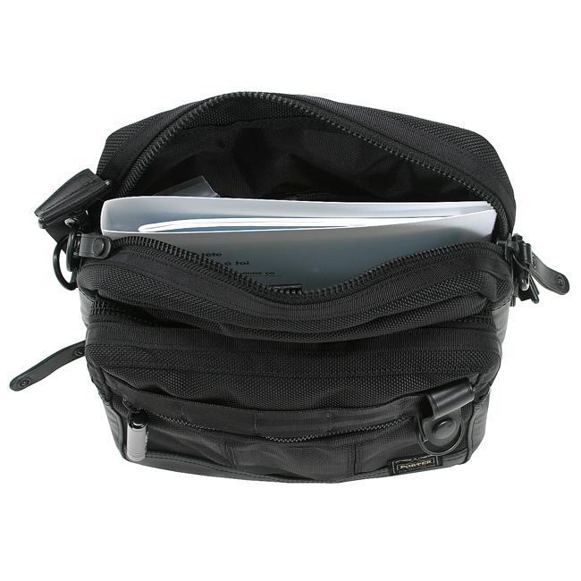 ポーター ヒート ショルダーバッグ 703-06976 メンズ ブランド ミニ コンパクト 小さめ 斜めがけ 軽量 縦型 マグライト付属 吉田カバン PORTER | HEAT（PORTER） | 04