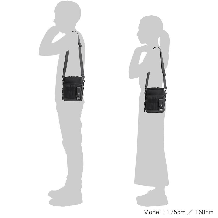 ポーター ヒート ショルダーバッグ 703-06977 PORTER HEAT 吉田カバン バッグ ショルダーポーチ ナイロン メンズ レディース ミニ 小さめ 軽量 縦型 斜めがけ | PORTER | 12