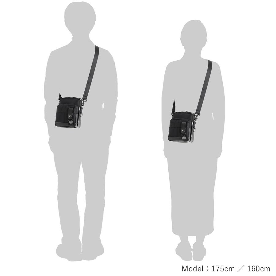 ポーター ヒート ショルダーバッグ 703-06977 PORTER HEAT 吉田カバン バッグ ショルダーポーチ ナイロン メンズ レディース ミニ 小さめ 軽量 縦型 斜めがけ | PORTER | 13