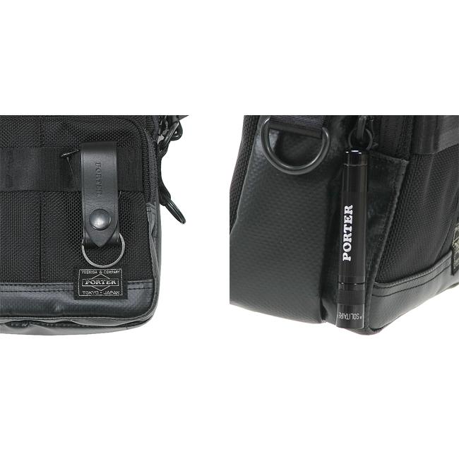 ポーター ヒート ショルダーバッグ 703-06977 PORTER HEAT 吉田カバン バッグ ショルダーポーチ ナイロン メンズ レディース ミニ 小さめ 軽量 縦型 斜めがけ | PORTER | 05