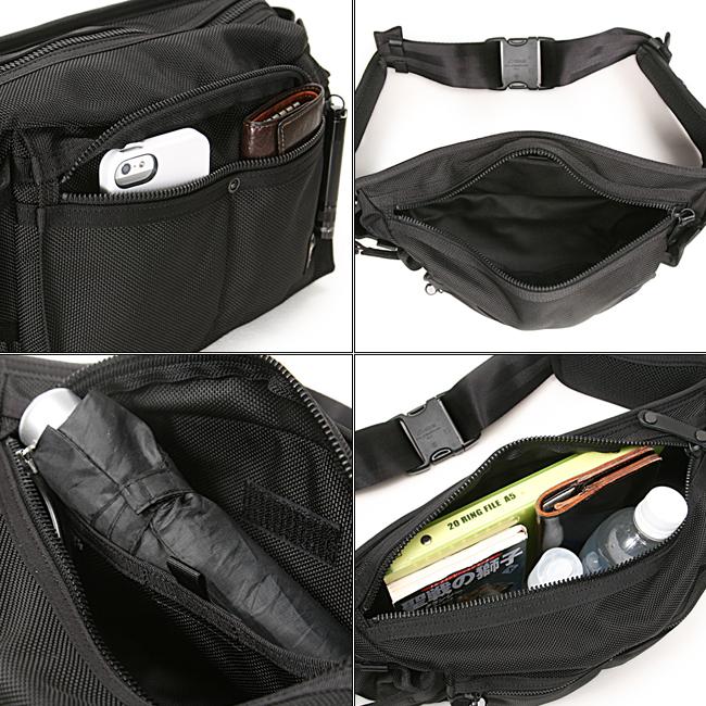 ポーター ヒート ウエストバッグ 703-06978 ボディバッグ メンズ ブランド 斜めがけ 大きめ 大容量 軽量 横型 横開き マグライト付属 吉田カバン PORTER | HEAT（PORTER） | 03