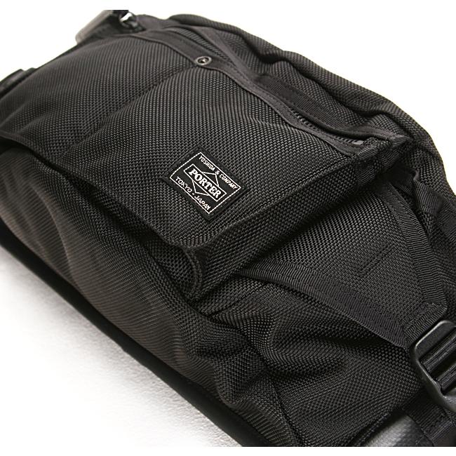 ポーター ヒート ウエストバッグ 703-06978 ボディバッグ メンズ ブランド 斜めがけ 大きめ 大容量 軽量 横型 横開き マグライト付属 吉田カバン PORTER | HEAT（PORTER） | 07