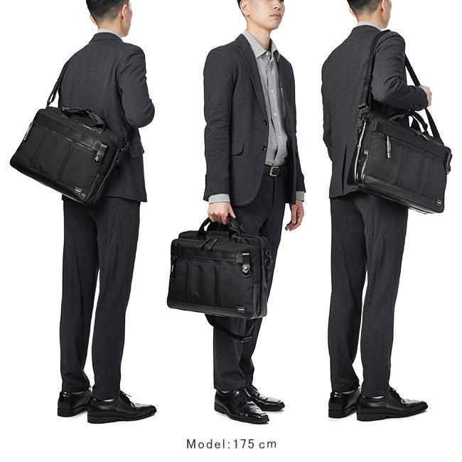 ポーター ヒート 2WAYブリーフケース 703-07883 ビジネスバッグ メンズ 50代 40代 通勤 薄型 スリム マグライト付属 吉田カバン PORTER | HEAT（PORTER） | 06