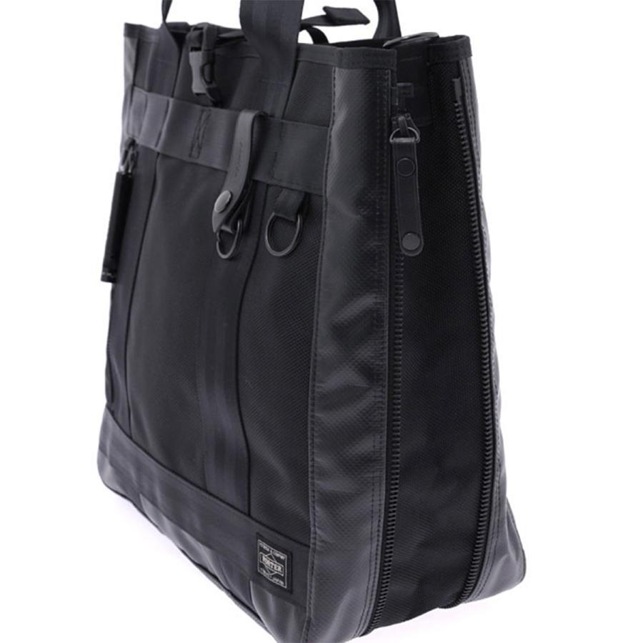 ポーター ヒート 2WAYトートバッグ 703-07965 PORTER HEAT 吉田カバン バッグ ビジネストートバッグ ビジネスバッグ メンズ 大きめ 大容量 縦型 縦長 縦 A4 B4 | PORTER | 05