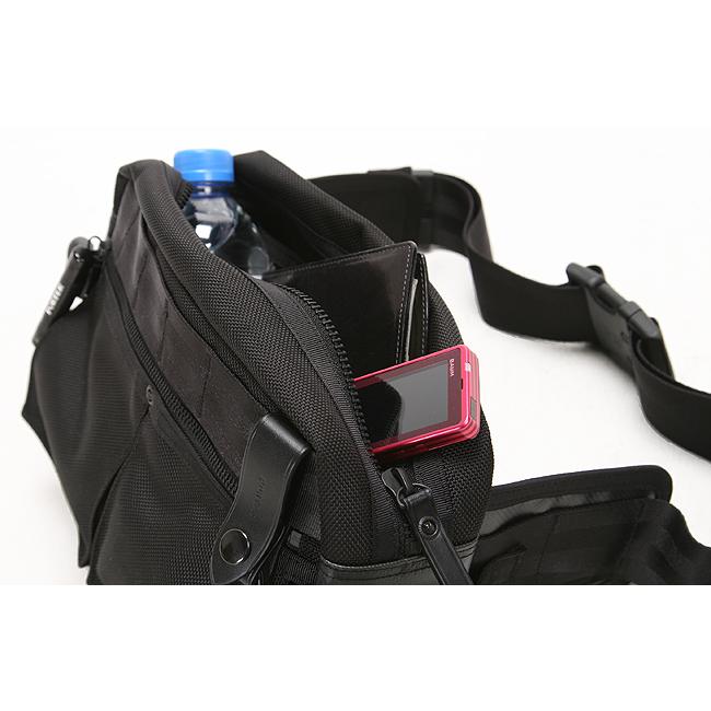 ポーター ヒート ウエストバッグ 703-07971 ボディバッグ メンズ ブランド 斜めがけ 大きめ 大容量 軽量 横型 横開き マグライト付属 吉田カバン PORTER | HEAT（PORTER） | 04