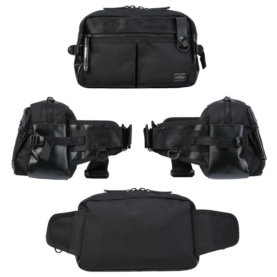 ポーター ヒート ウエストバッグ 703-07971 PORTER HEAT 吉田カバン バッグ ボディバッグ ウエストポーチ メンズ レディース ナイロン 斜めがけ 大きめ 大容量 | PORTER | 02