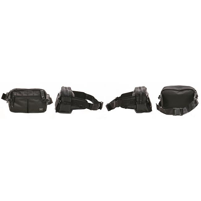 ポーター ヒート ウエストバッグ 703-07971 ボディバッグ メンズ ブランド 斜めがけ 大きめ 大容量 軽量 横型 横開き マグライト付属 吉田カバン PORTER | HEAT（PORTER） | 09