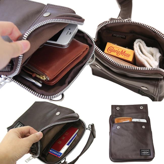 ポーター フリースタイル ショルダーバッグ(S) 707-07146 メンズ レディース ブランド ミニ スリム 小さめ 斜めがけ 軽量 薄型 縦型 吉田カバン PORTER | FREE STYLE（PORTER） | 05