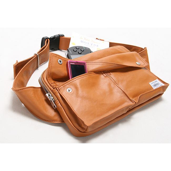 ポーター フリースタイル ウエストバッグ 707-07147 ボディバッグ メンズ レディース ブランド スリム 斜めがけ 軽量 薄型 横型 横開き 吉田カバン PORTER | FREE STYLE（PORTER） | 10