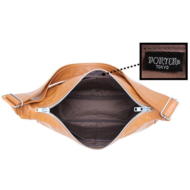 ✨美品✨ PORTER フリースタイル ショルダーバッグ ブラウン FREE STYLE(フリースタイル) SHOULDER BAG(L) | 吉田カバン
