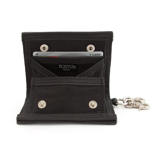 【美品】ポーターPORTERケース★小銭入れ★707-08230★ブラック PORTER ポーター フリースタイル コインケース 707-08230 財布 小銭