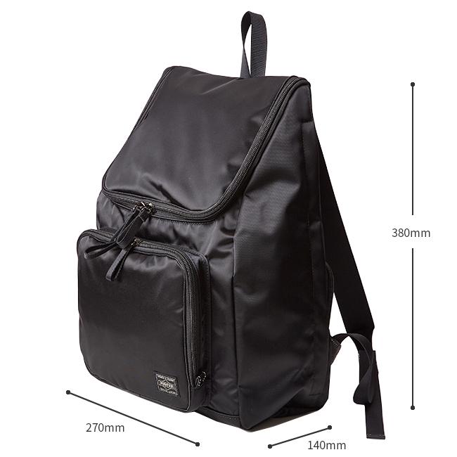 未使用品 PORTER 728-08703 プラン 多機能 リュック 黒 男女兼 PLAN（PORTER） ポーター プラン リュックサック 728-08703 デイパック