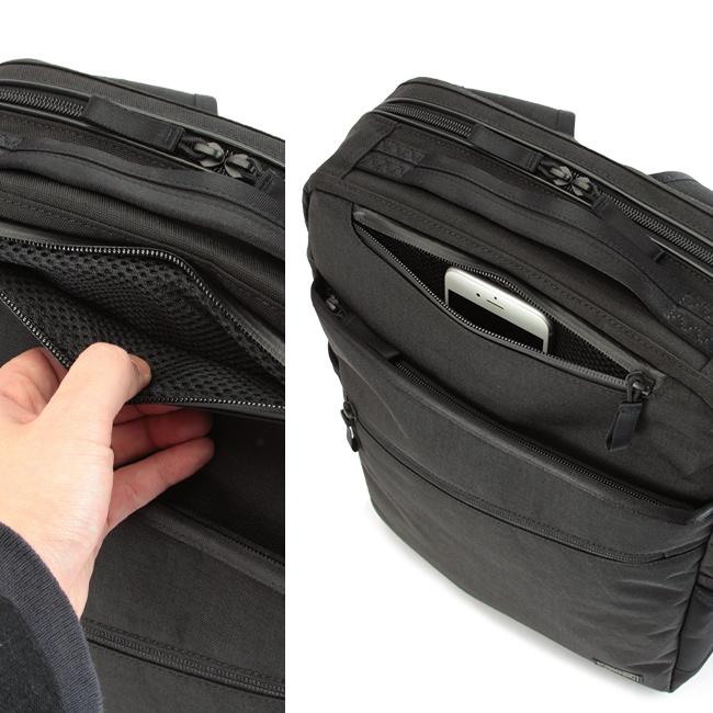 【美品✨ハイブリッド/人気】ポーター　リュック　メンズ　大容量　通勤　A4可　黒 HYBRID（PORTER） ポーター ハイブリッド デイパック 737-17808