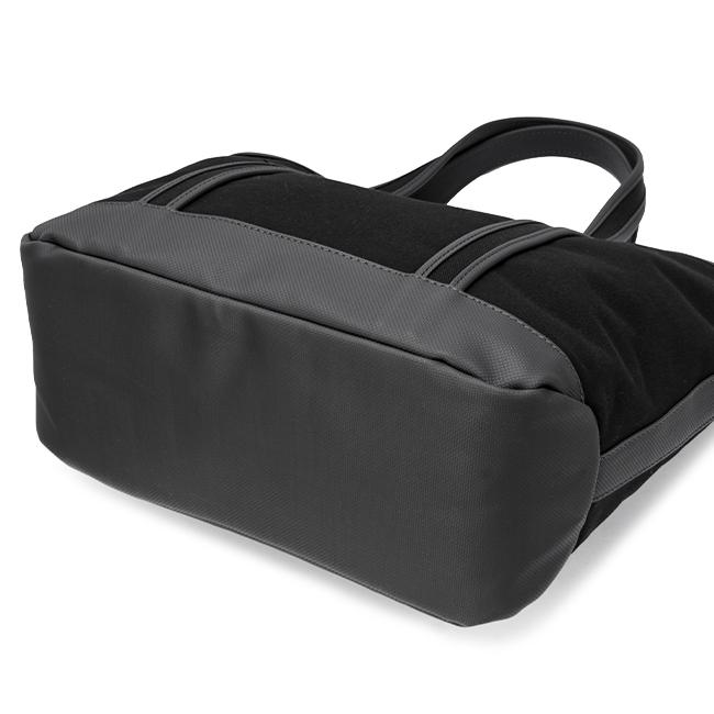 美品✨ポーターガール　ボーイフレンド　トートバッグ　黒×グレー 吉田カバン ポーターガール新作 ボーイフレンドトートシャンブレー