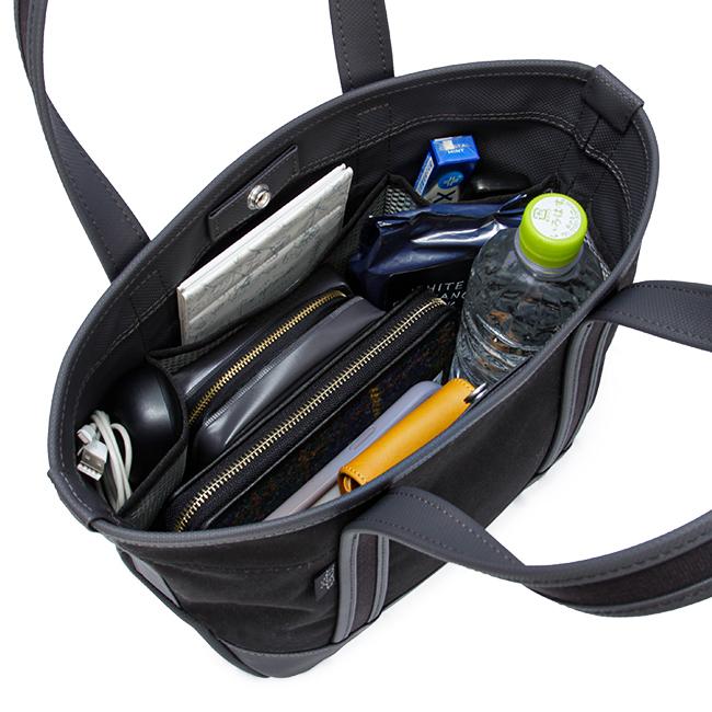 美品♡PORTER ポーター トートバッグ&ポーチセット グレー×ネイビー PORTER ポーター ボーイフレンドトート シャンブレー トートバッグ(M