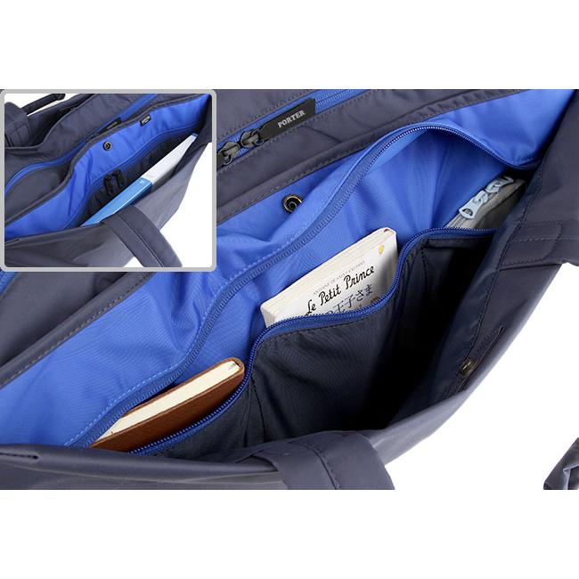 ポーター ムース トートバッグ(L) 751-09870 751-29870 レディース ブランド 肩掛け 大きめ 大容量 軽量 ファスナー付き 吉田カバン PORTER | MOUSSE（PORTER GIRL） | 05