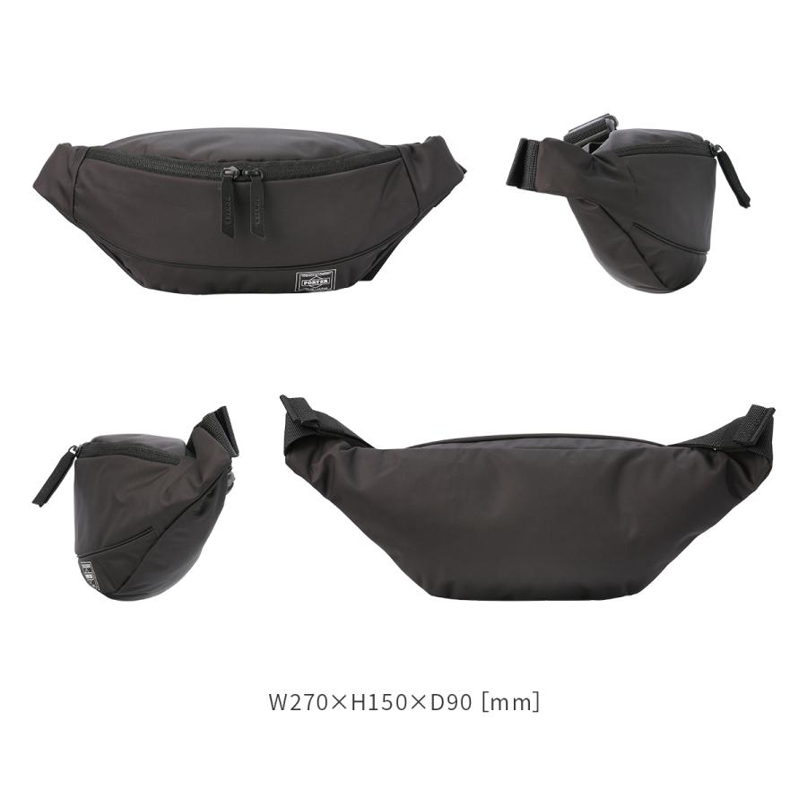 ポーター ムース ウエストバッグ(L) 751-18181 751-28181 PORTER MOUSEE 吉田カバン ボディバッグ レディース ブランド ミニ 小さめ 斜めがけバッグ 横型 日本製 | MOUSSE（PORTER GIRL） | 07