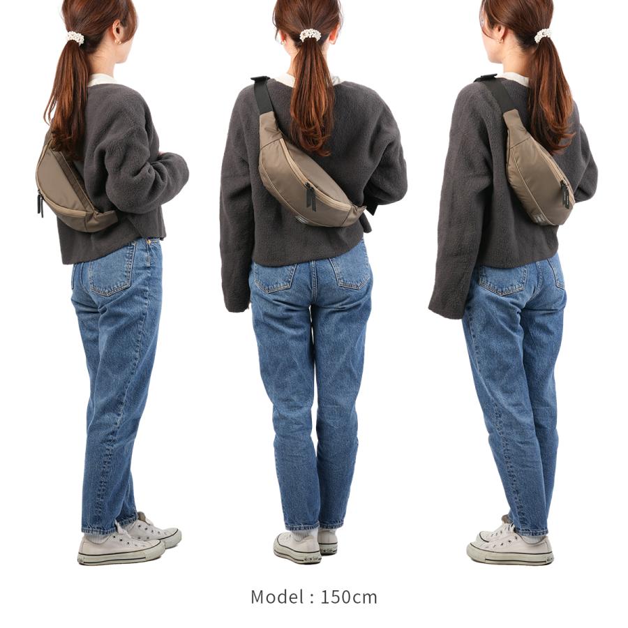 ポーター ムース ウエストバッグ(L) 751-18181 751-28181 PORTER MOUSEE 吉田カバン ボディバッグ レディース ブランド ミニ 小さめ 斜めがけバッグ 横型 日本製 | MOUSSE（PORTER GIRL） | 08