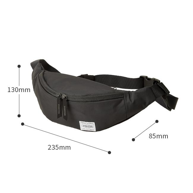 ポーター ムース ウエストバッグ(S) 751-18182 751-28182 PORTER MOUSEE 吉田カバン ボディバッグ レディース ブランド ミニ 小さめ 斜めがけ 横型 日本製 | MOUSSE（PORTER GIRL） | 02