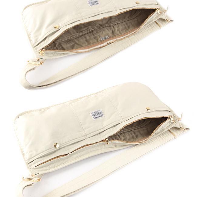 ポーター マイル ワークエプロン 754-15111 ショルダーバッグ サコッシュ メンズ スリム 斜めがけ 大きめ 大容量 薄型 軽量 撥水 吉田カバン PORTER MILE | PORTER | 12